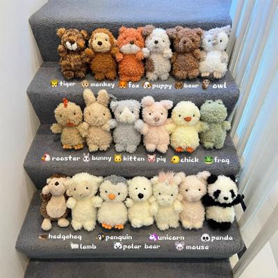 The Original British Little Series of Animal Dolls, Curly Pigs, Plush Toys, Birthday Gifts, Wedding Throwing Dolls