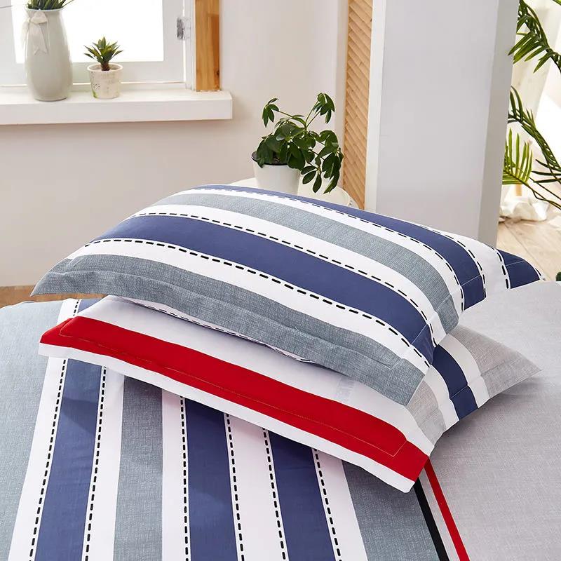 Pillow Cover 48x74cm Pair Double Bed Cotton Pillow Cover Printing Larger Pillow Cover Universal
