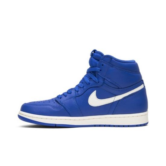 Air Jordan 1 Retro High OG Hyper Royal Men's Blue Retro Sneakers 555088-401