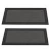 2Pcs Computer Cooler Fan Dust Filter Magnetic Frame PC Fan Dust Mesh PC Cooler Filter Fine Mesh PVC Dust Cover