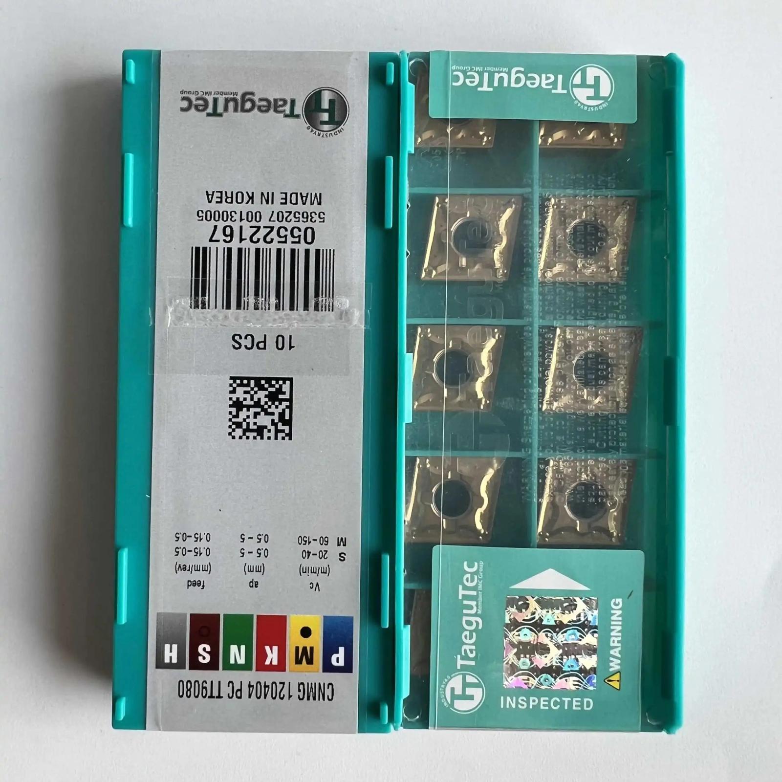 

TaeguTec / CNMG120404PC TT9080 /Original genuine CNC alloy blade 10 PCS