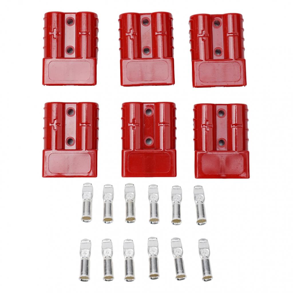 6 Stück Steckverbinder für Stecker im -Anderson-Stil DC-Strom 50 AMP Solar Wohnwagen 6 Neu