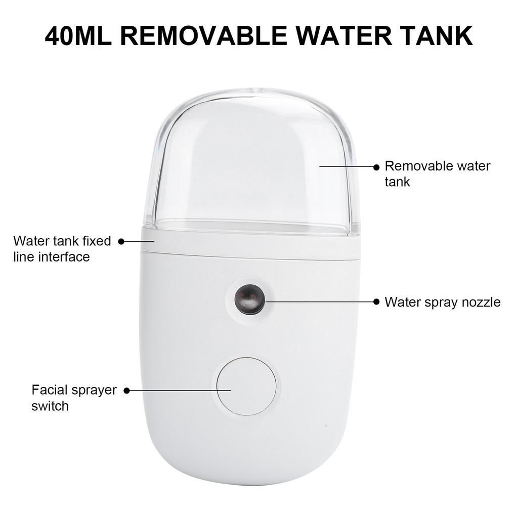 USB Charging Portable Face Moisturizing Spray Handheld Mist Sprayer Beauty Machine
