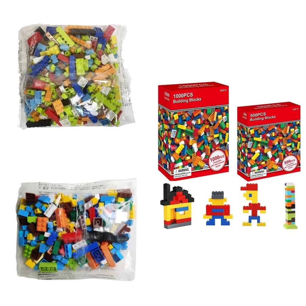 500 Piece Vibrant Small Granule Building Blocks Set For Creative Kid Assembly Fun