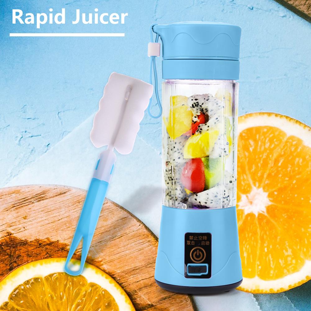 Buy 380ml Portable Mini Juicer USB Rechargeable Blender Mixer Juice