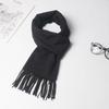 2024 Women's & Men's Beige Plaid Scarf - Versatile Japanese Style Winter Shawl