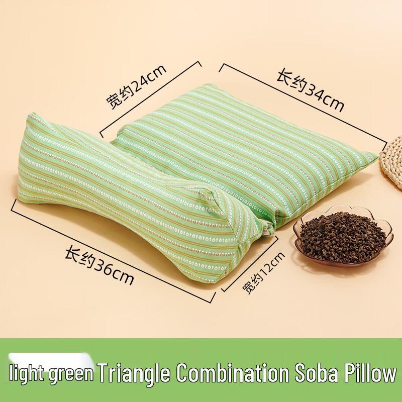 Junshi Buckwheat Cervical Traction Triangle Pillow