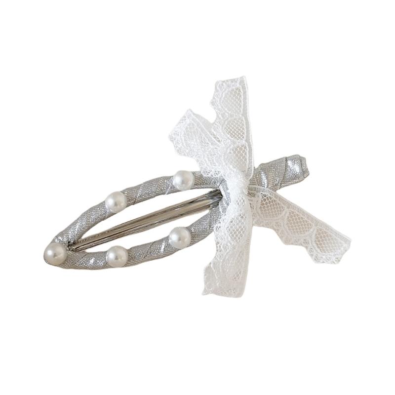 

Silive Lace Bowknot Hair Clip For Women Girl Side Hair Clip Gentle Hold Hair Styling Accessories For Everyday Wear