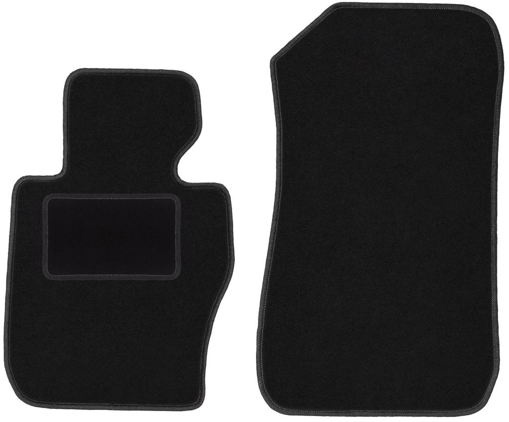 Schwarze Fußmatten für vorne für: BMW 3 E90 xDrive Limousine (2004-2011)
