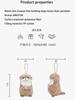 Cute Little Otter Hug Fish Plush Doll Pendant Doll Gift Gift Cute Girl Heart Keychain Pendant Creative Gift