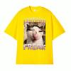 Certified Funny Cat Meme Tshirt with Humorous Cat expressionsUnisexs Summer Fashion Oversized Tshirt