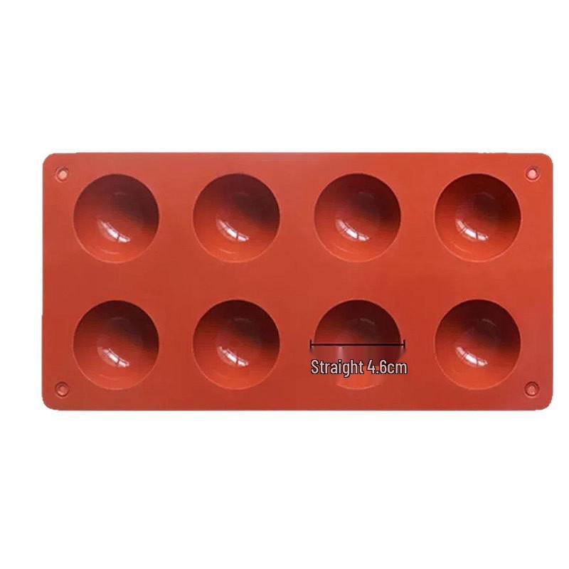Silicone Molds for Round, Ball & Semicircle Shapes – Ideal for DIY Baking: Chocolate, Cupcakes, Puddings, Desserts Decoration