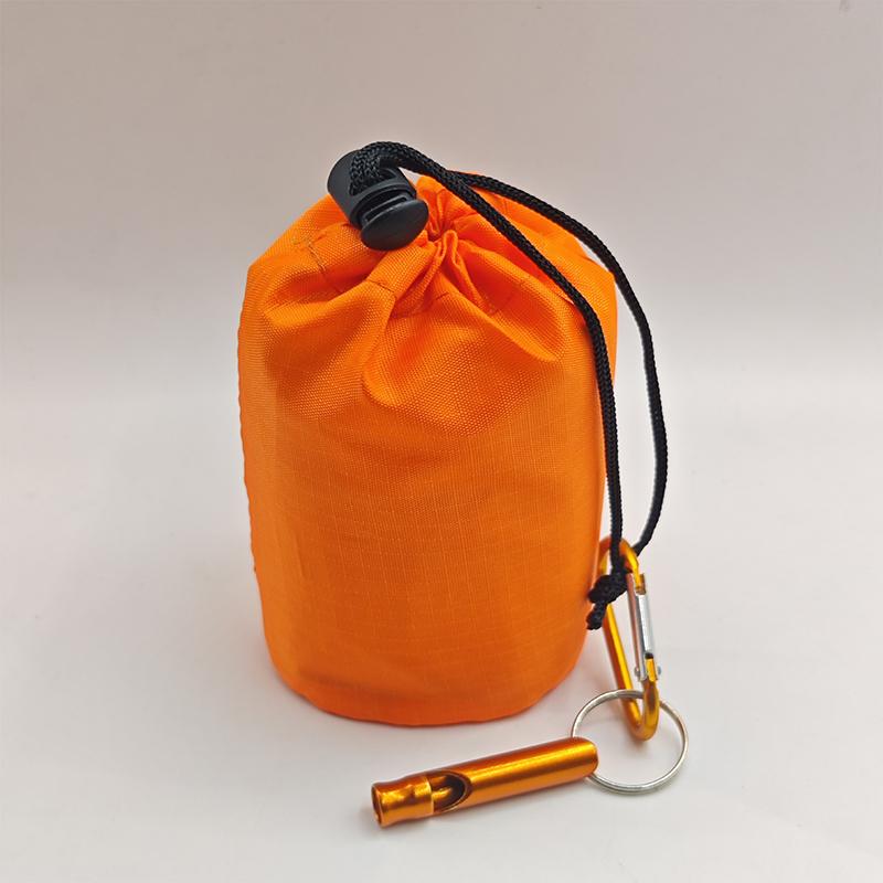 Outdoor-Notfall-Überlebens-Schlafsack, Thermodecke, Mylar, wasserdicht, wiederverwendbar, tragbar, für Camping, Wandern, Notfallausrüstung