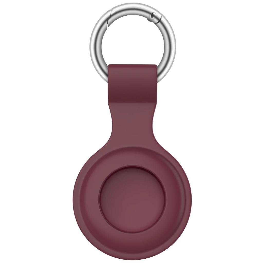 Silicone Keychain For Apple Airtags Case Protective Cover For Apple Airtag Air Tag Tracker Locator Device Anti-lost Bumper Shell