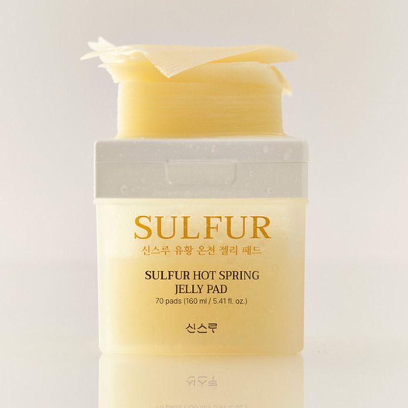 [Успокаивающие пэды] Желейные пэды с горячим источником серы, 70 штук
