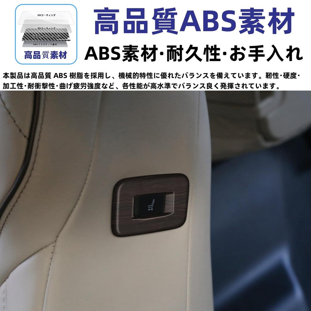 Glealcco Kompatybilne z akcesoriami do nowej serii Alphard/Vellfire 40, 2. rząd