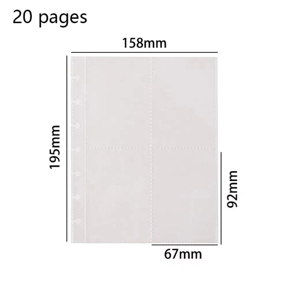 

Кілька кишень 3-дюймовий фотоальбом INS Style Idol Cards Collect Book Kpop Card Holding Loose-leaf Binder Holder Photocards