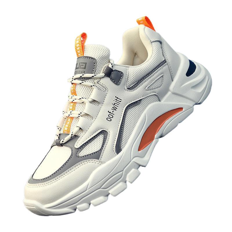 2025 Men's Shoes 2025 New Summer Tide Brand Niche Running Sports Leisure Mesh Breathable Thick-soled Dad Tide Shoes