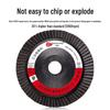 Thickened Flap Disc: Stainless Steel Grinding & Polishing Disc for 100 Angle Grinder – Plastic Cover & Flap Wheel Cutting Disc
