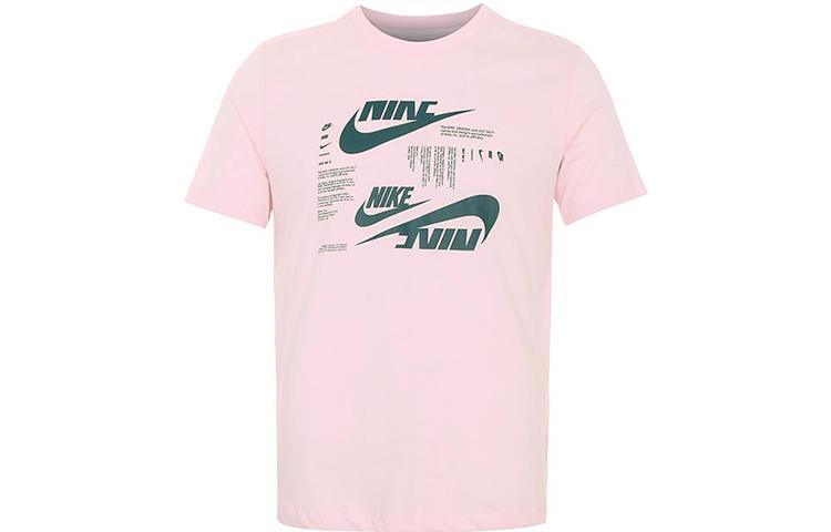 Nike T Shirts Men s Foam Pink Crew Neck Moderate Straight Fit DR7816-663 XL