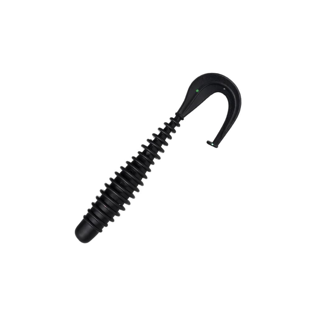5 5cm Soft Fishing Lure 1g Curly Tail Worm Soft Bait for Micro Fishing Bass Whitebait Spiral Tail Artificial Bait for Freshwater Fish
