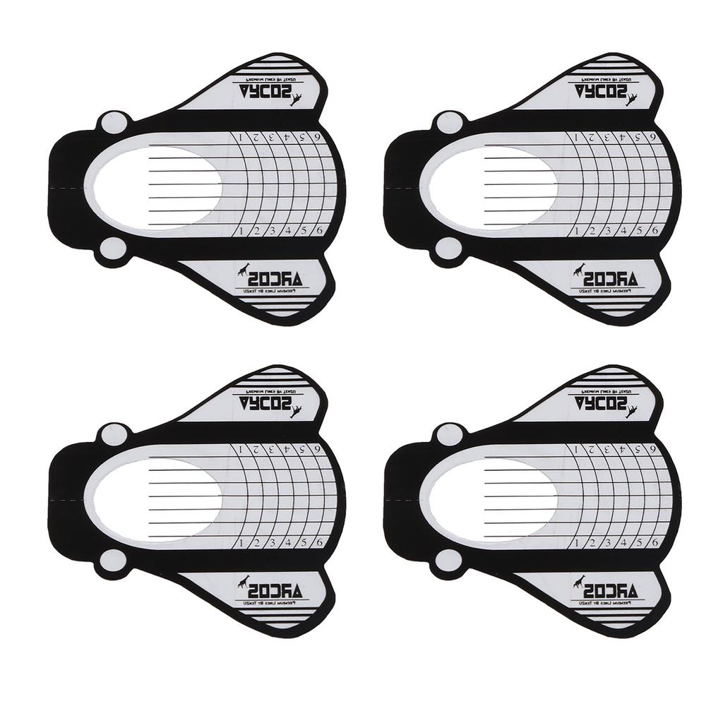 100pcs Nail Art Tips Extension Form Guide UV Gel Sticker Manicure Tools