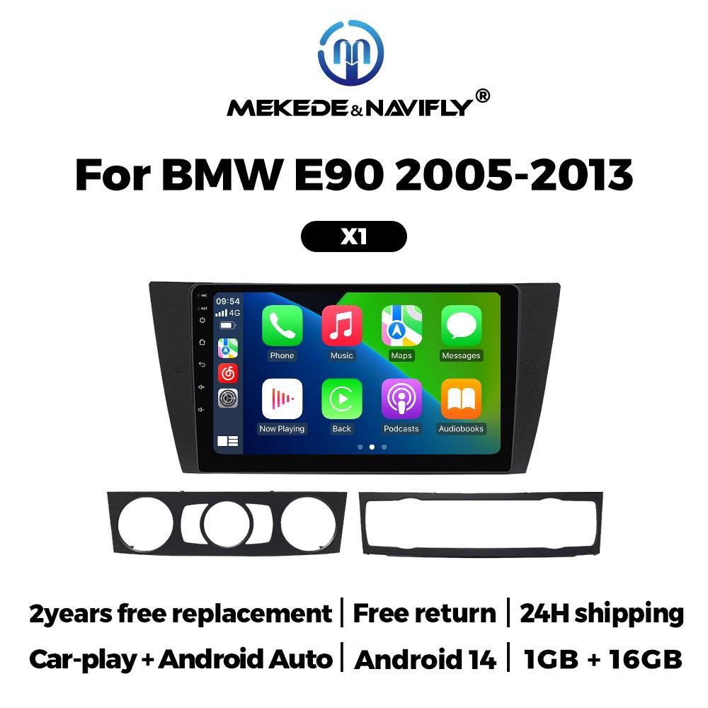 

MEKEDE Android Auto Car Radio Screen For BMW E90 E91 E92 E93 2005-2013 Wireless Carplay WIFI Car Multimedia Stereo Video Player BM02BK-9X1-10Y