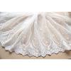 2 Yards White Retro Floral Embroidery Lace Trim Lace Fabric for DIY by The Yard 7.8 inches Width