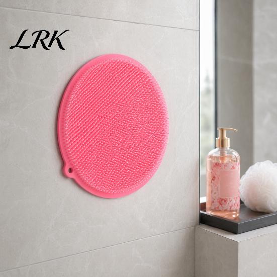 Silicone Foot Scrubber Mat with Anti-Slip Suction Cups, Ultra Soft Bristles Bath Bristle Brush, Wall Mounted Cleaner for Deep Cleaning And Massage
