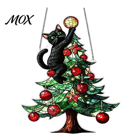 Modern Acrylic Prism Art Sun Catchers for Windows, Stained Glass Style Rainbow Maker Hanging Decorative Window Ornaments, Colorful Pendants