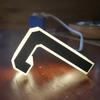 LED House Number Waterproof Acrylic Illuminated Home Address Number Modern Lighted House Number for Outside Yard Shop