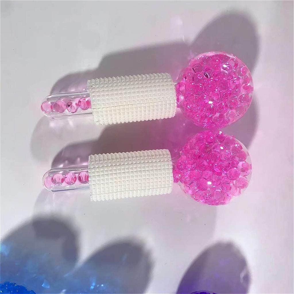 2Pcs Box LCE Globes for Facials Cooling LCE Balls for Face LCE RollerFacial Massager Freezer LCE Globes Tool for Face and Eyes