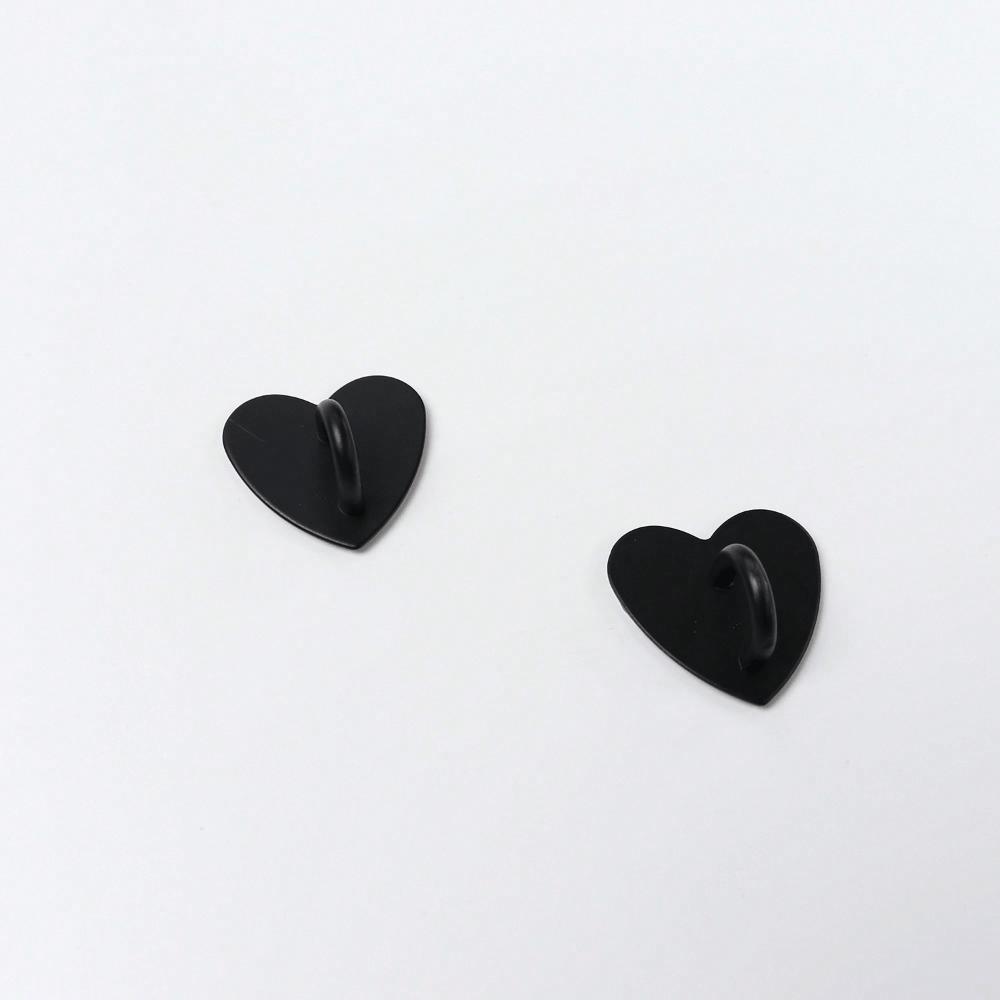 2 Stück Metall Handyhülle Dekoratives Zubehör, Herzförmige Basis, Anhänger, Hängehaken