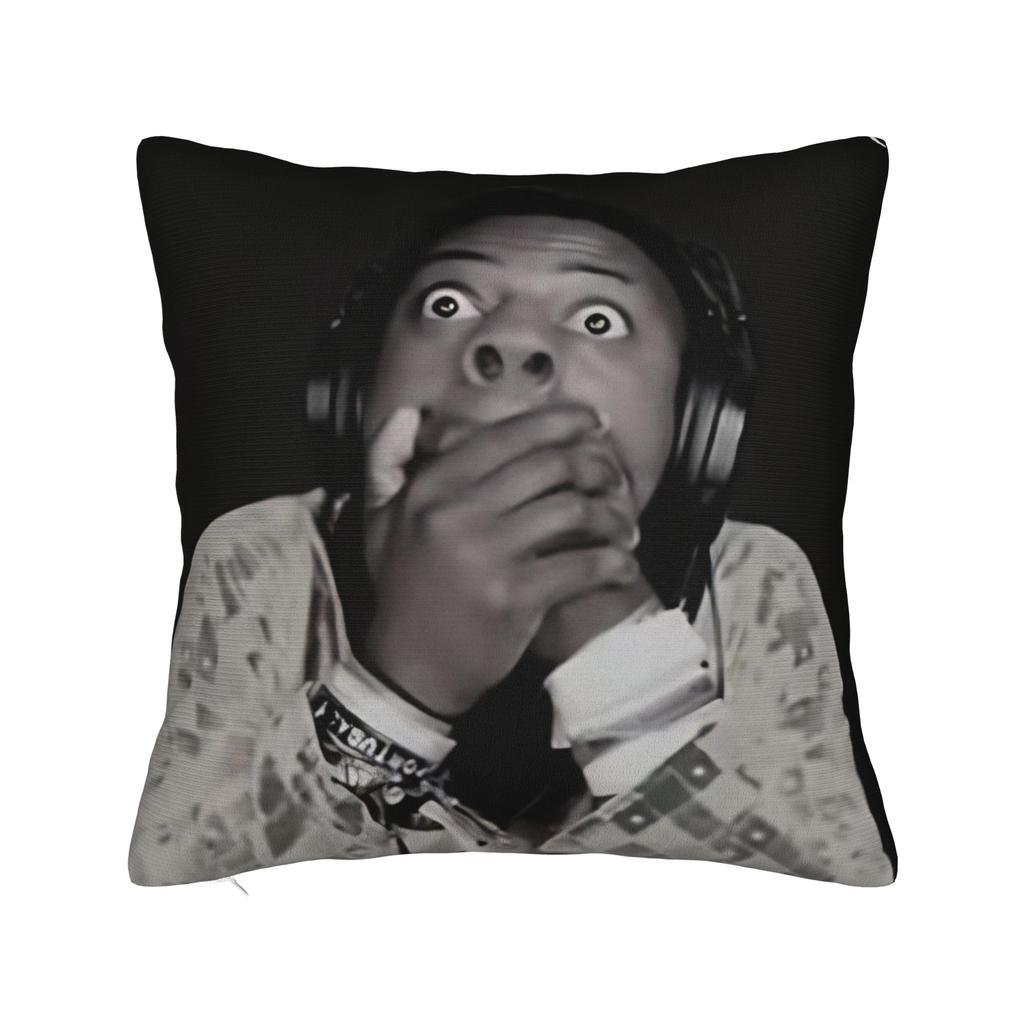 Ishowspeed Funny Meme Square Pillow Case Cushion Covers Awesome Zipper Decorative Throw Pillow Case Cover For Home 45*45Cm