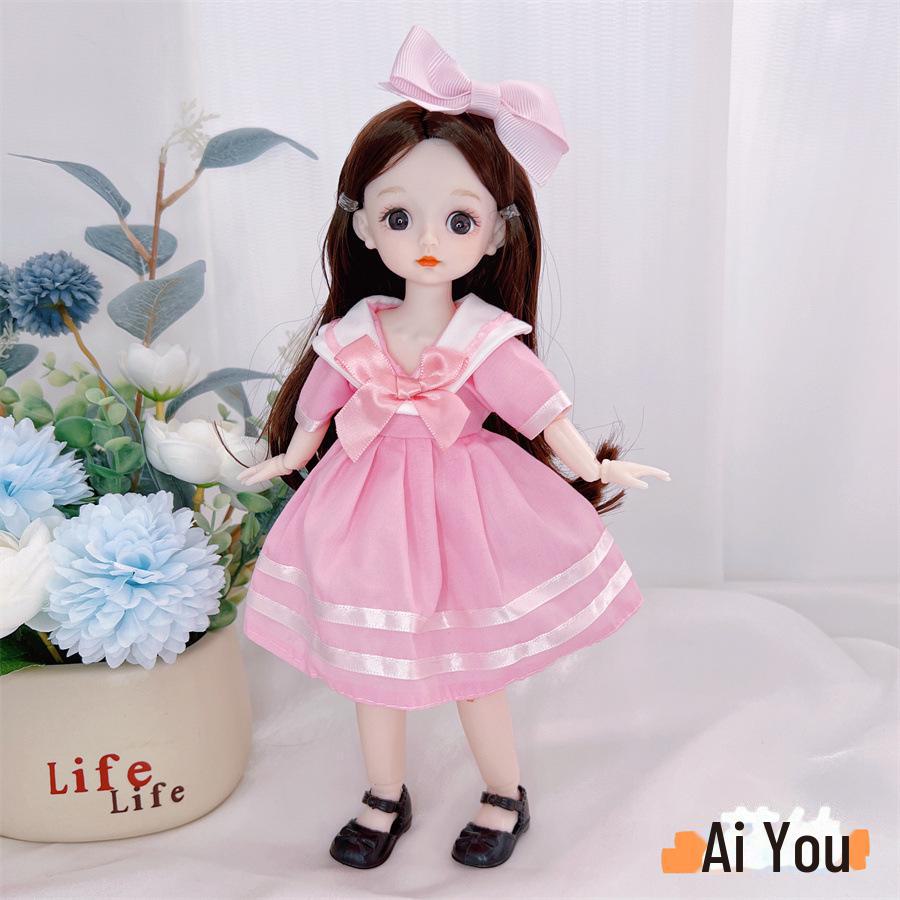 30 Cm Cute Princess Doll Set - 20 Joint BJD Girl, Perfect Birthday Gift