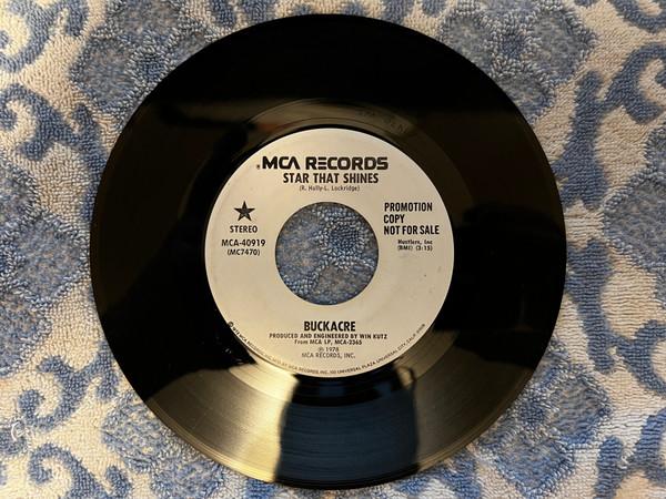

7inch Record BUCKACRE - Star That Shines MCA40919PROMO MCA Records US Rock Used