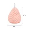 1/4Pcs Handmade Strawberry Shape Scented Candle - Aromatherapy Soy Wax Candle for Birthday, Wedding, Home Decor & Party Gift