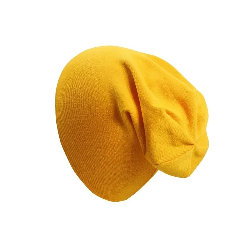 0M-4Y New Baby Street Dance Hip Hop Spring Autumn Hat Scarf for Boys Girls Knitted Cap Winter Warm Solid Color Children