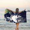 1pc Tomioka Giyuu4 Beach Towel, Beach and Seaside Swimming Pool Equipment, Fashion Pattern, Rectangular, Travel Essentials