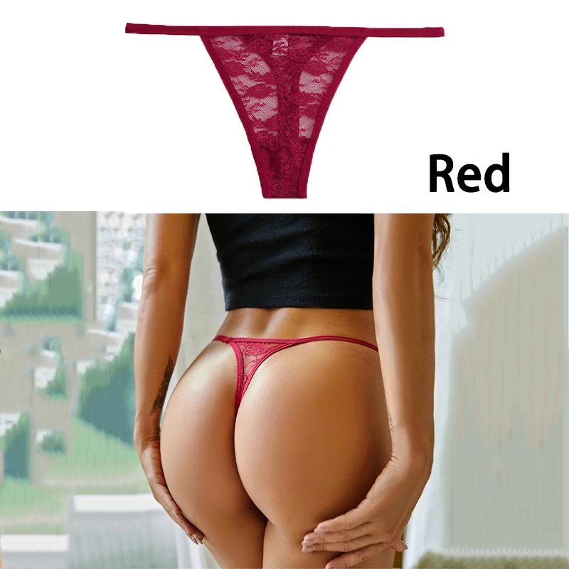 Sexy G-string Lace Thongs Women Panties Low Waist Transparent Underwear Female Underpants Intimates Lingerie Tanga Mujer M-XL