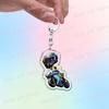 Fashion Motorcycle Helmet Keychain Accessories Bag Charms Motorcyclist Knight Car Keychains Keyrings Jewelry Fans Gift