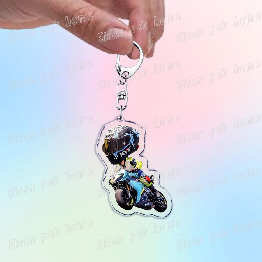 Fashion Motorcycle Helmet Keychain Accessories Bag Charms Motorcyclist Knight Car Keychains Keyrings Jewelry Fans Gift