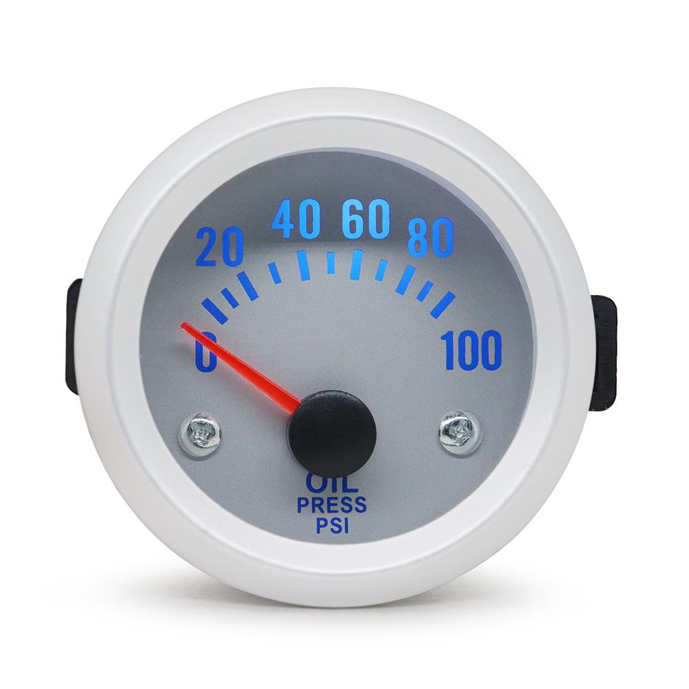 DRAGON GAUGE 2" 52mm LED Car Boost/Water Temp/Oil Temp/Oil Pressure/Tachometer/Volt/Vacuum Gauge Meter