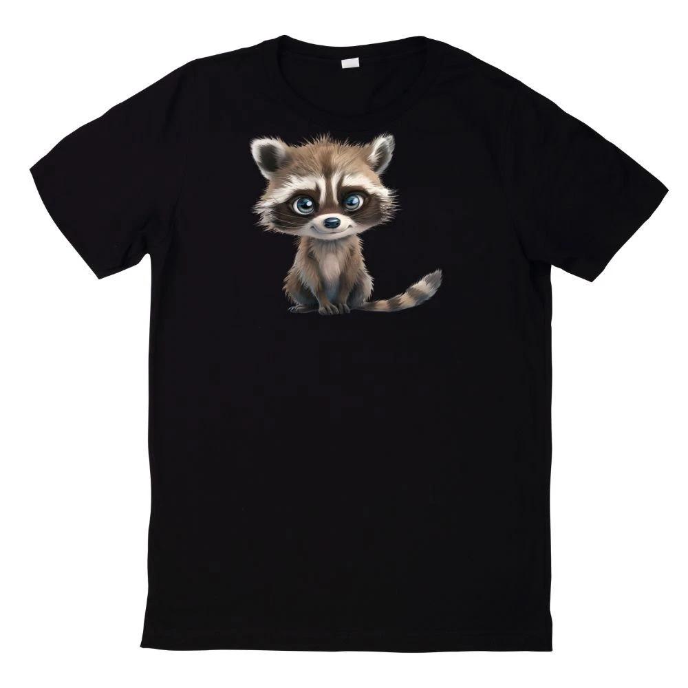 T-Shirt Süßer Waschbär Lustig Racoon Motiv XXXL
