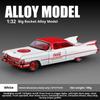 Simulation 1/32 1961 Cadillacs Series 62 Convertible Alloy Car Model Sound Light Children Metal Toy Vehicle Miniature Voiture