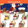 Christmas Merry Building Blocks Assembly Toy Santa Claus Cartoon Xmas Gifts