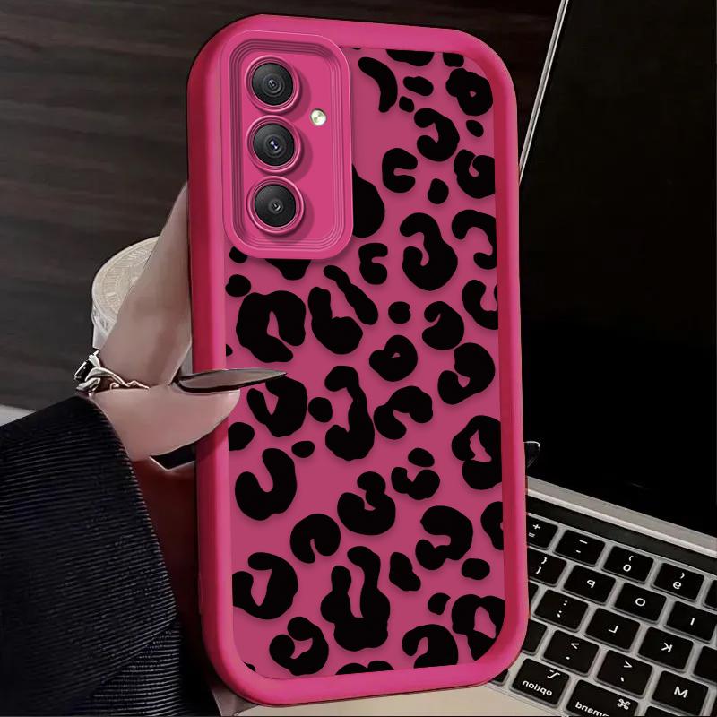 Coole Schwarze Leopardenmuster Hülle Für Samsung Galaxy A54 A05 A05S A34 A24 A14 A53 A33 A23 A13 A52 A52S A32 A22 A12 A71 A51 A31 A50