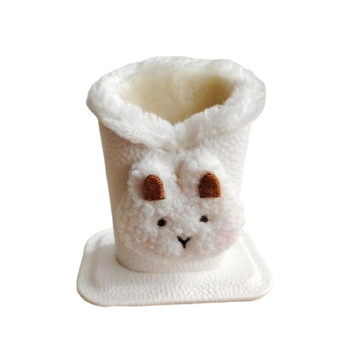 Soft Materials Versatile Plush Glasses Stand Pen Holder Desk Eyeglasses Organizer for Home Desktop Rack