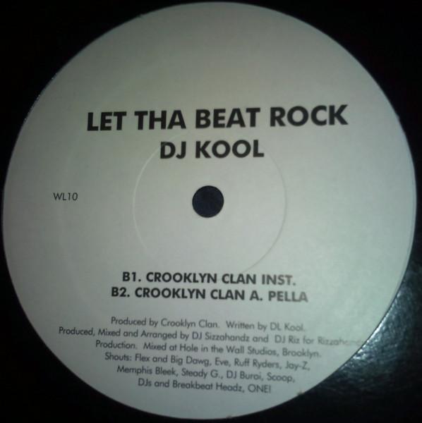

12-дюймовая пластинка DJ KOOL - Let Tha Beat Rock WL10 Не на лейбле Рэп и хип-хоп/R&B Б/У