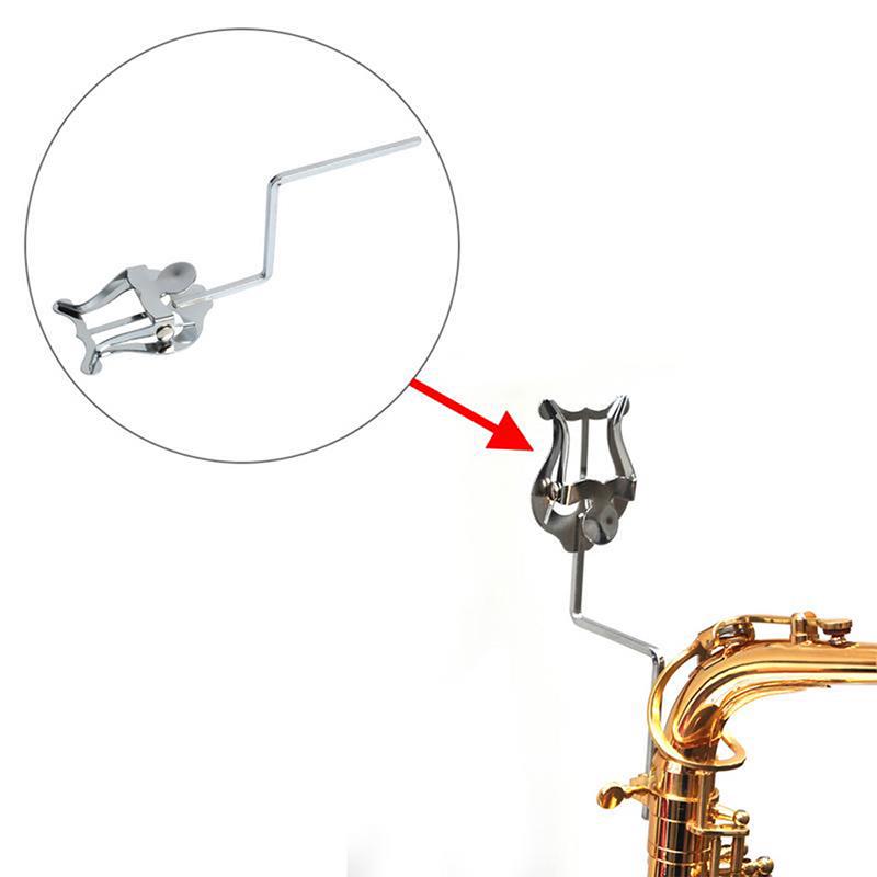 Sax Sheet Music Holder Clip ClampOn Holder Lyre for Alto Tenor